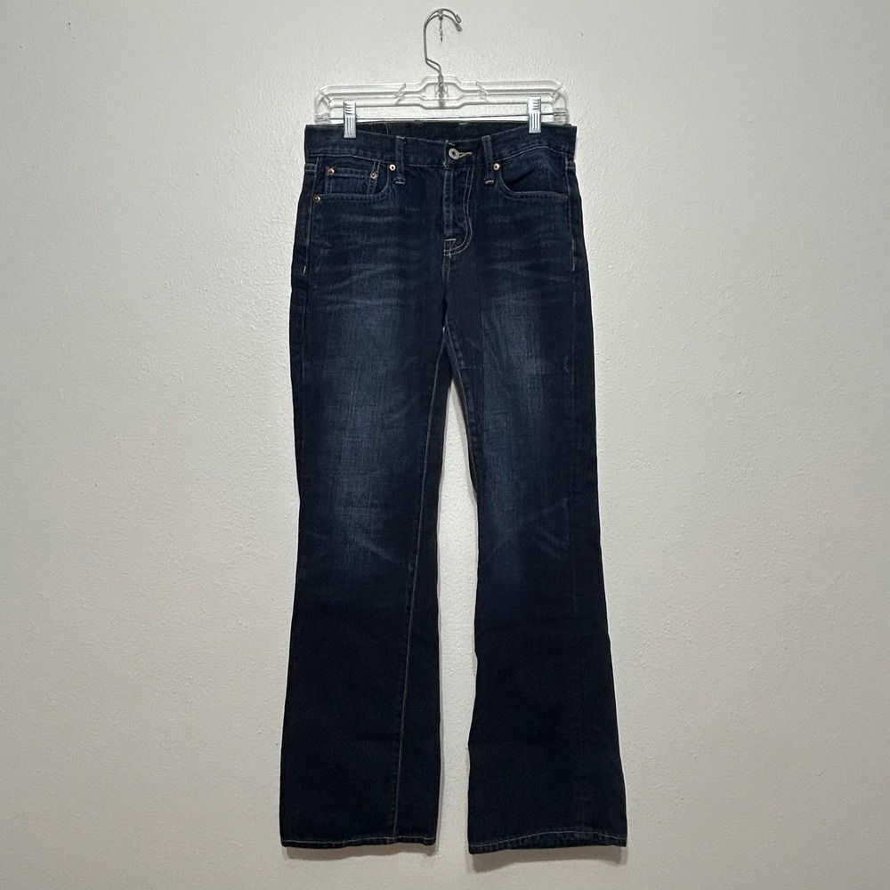 Lucky Brand Dark Wash Low Rise Boot Cut Denim Blue Jeans Womens Size 29 Reg